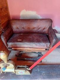 Poltrona in pelle