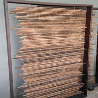 Separè in Bambu Con Telaio