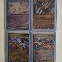 Lotto 4 carte Pokemon rare 