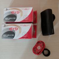 Set ricambio bici due camere d'aria, faro e luce