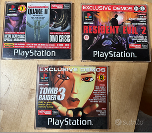 Set 3 CD demo per PS1 - Playstation Magazine