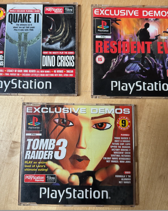 Set 3 CD demo per PS1 - Playstation Magazine