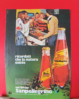 Inserto pubblicitario Bitter San Pellegrino
