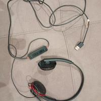 Cuffia USB microfono integrato PC notebook Laptop