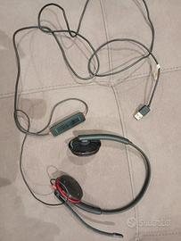 Cuffia USB microfono integrato PC notebook Laptop