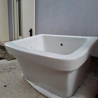 Pilozzo lavanderia 63x50 cm in ceramica bianco