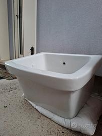 Pilozzo lavanderia 63x50 cm in ceramica bianco