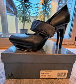 scarpe con  tacco n. 37 Calvin Klein pelle