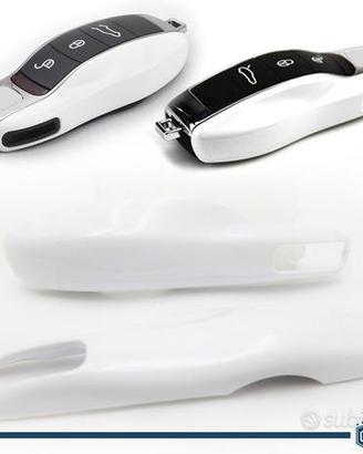 COVER CHIAVE per Porsche Guscio RIGIDO BIANCO