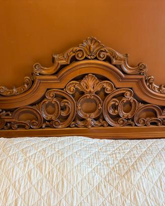 Struttura legno massello per letto matrimoniale