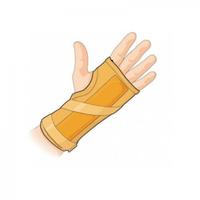 Dr. Gibaudortho ortesi rigida polso con steccaggi