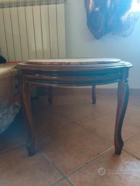 tavolino da soggiorno mobiletto in marmo anni 90