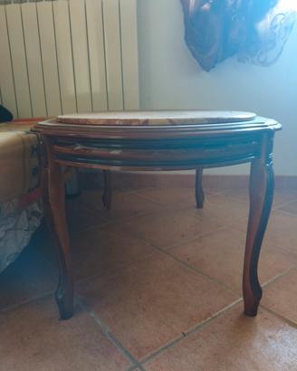 tavolino da soggiorno mobiletto in marmo anni 90