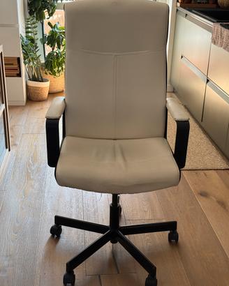 Sedia girevole con rotelle ufficio Ikea Millberget