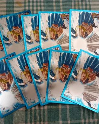 10 sleeves Dragon Ball Gogeta SSJ Blue Foil
