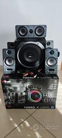 Impianto audio 5.1 modello Trust GXT 698 Torro