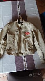 giacca pelle donna moto guzzi taglia S