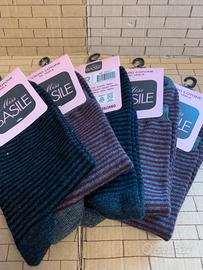 Calze corte donna caldo cotone