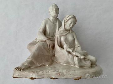 Gaetano Dal Monte Faenza - Presepe  Bianco 29 cm