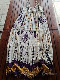 Abito lungo donna estivo taglia 44 NUOVO 