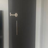 Mobile colonnina legno marrone mensole