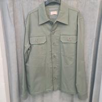 giacca camicia displaj large verde