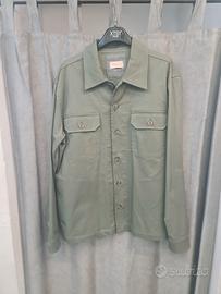 giacca camicia displaj large verde