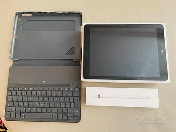 iPad 6ª Gen 32GB+Apple Pencil+tastiera Logitech