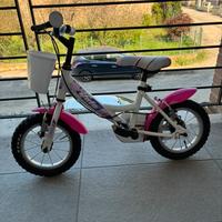Bicicletta bambina 12,5 pollici tenuta benissimo