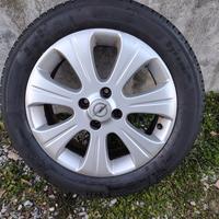 Pneumatici estivi 195/55 r 16 e cerchi opel corsa