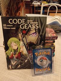 code geass renya  darkness vol 1 + omaggio Pokémon