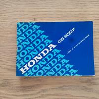 Libretto uso e manutenzione Honda CB900F