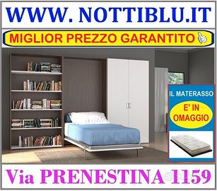 Letto a Scomparsa FOX 1p + MATERASSO OMAGGIO