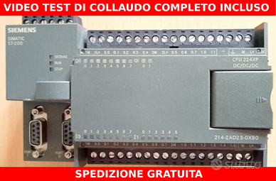 PLC Siemens 224XP 6ES7214-2AD23-0XB0 + VIDEO TEST