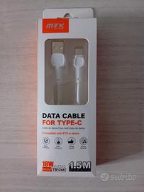 Cavo USB-C M-TK 1.5m - NUOVO (iPhone 15/Android)