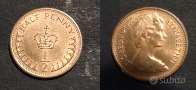 UK GRAN BRETAGNA Regno Unito Mezzo Penny 1982 🇬🇧
