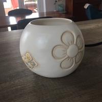 Vaso Thun Elegance con farfalle e fiori medio