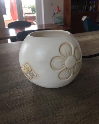 Vaso Thun Elegance con farfalle e fiori medio