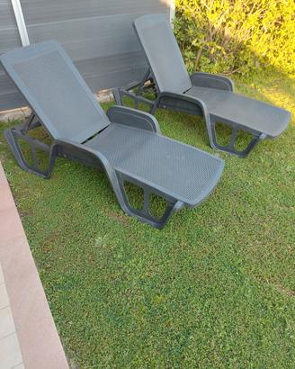 sdraio/lettino in polipropilene 