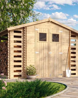 Casetta da giardino in legno SENZA PAVIMENTO