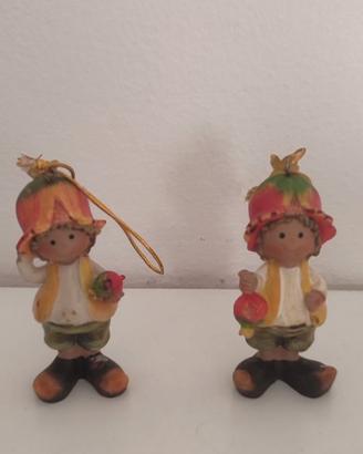 Figurine decorative, angioletti, pupazzetti