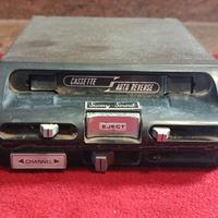 lettore e registratore di cassette vintage
