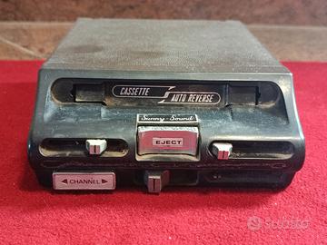 lettore e registratore di cassette vintage
