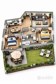 Quadrilocale Con giardino privato