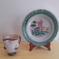Due ceramiche Vietri sul Mare anni 30 40