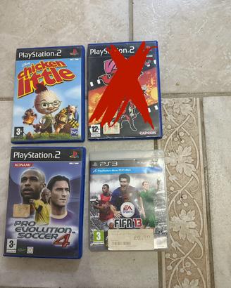 Giochi per playstation 2 e 3