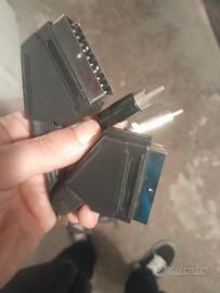 cavo connettorere av scart pin rca
