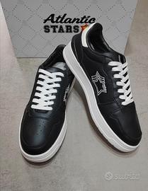 Sneakers uomo Atlantic Stars in pelle nero n. 42