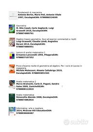Libri scolastici liceo metà prezzo
