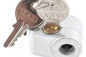 Antifurto dado ruota di scorta Vespa e Lambretta d